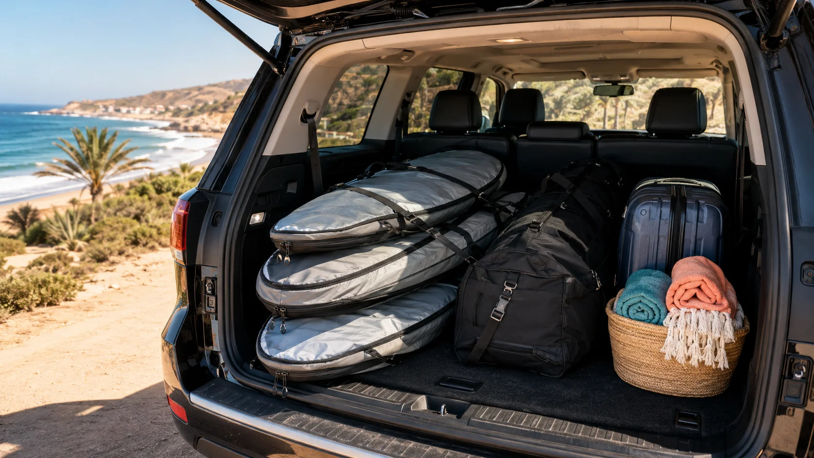 Transfer de surf em Agadir